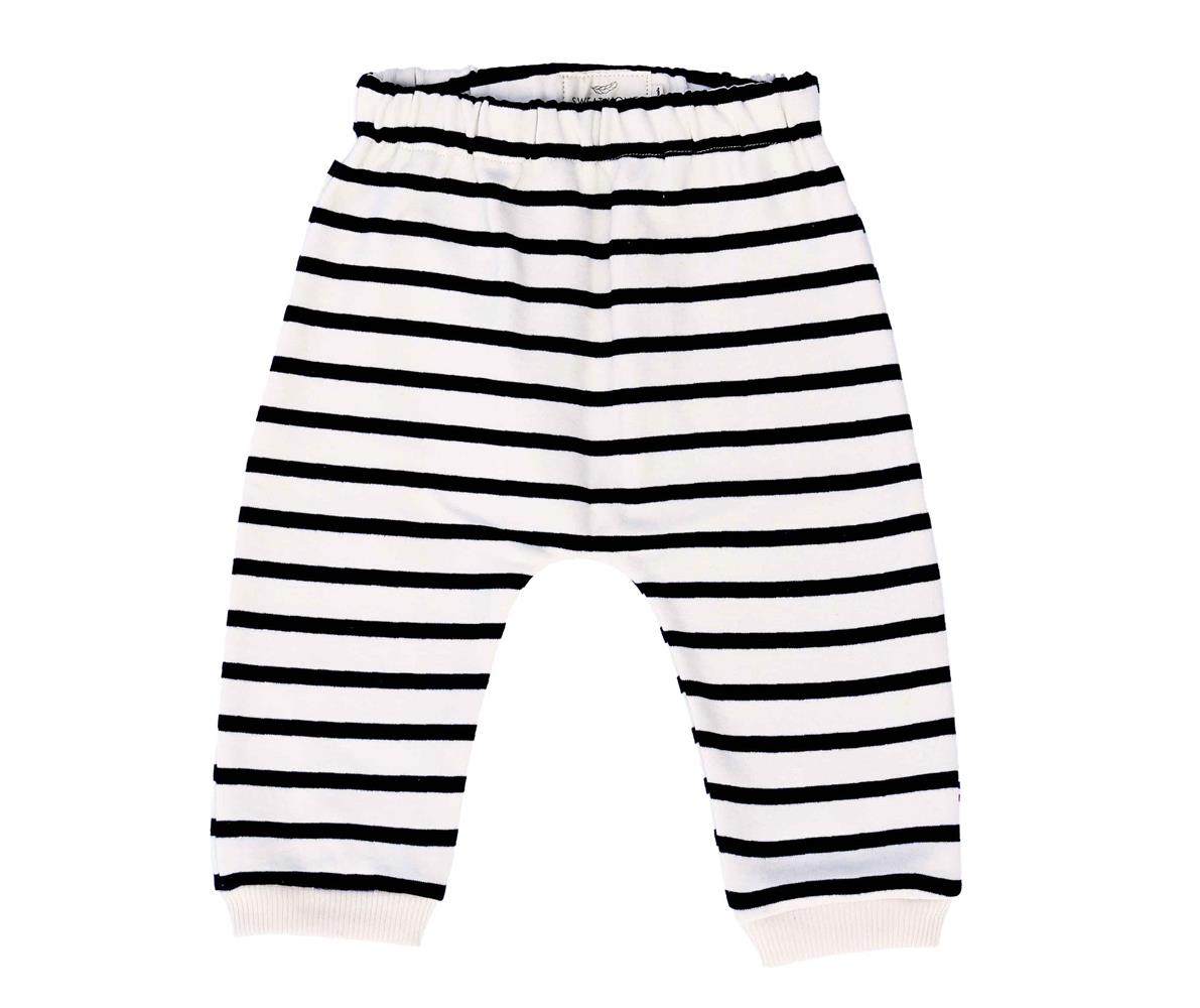 Pantalon en sweat baby Marinière (6m, Marinière) - Photo 1