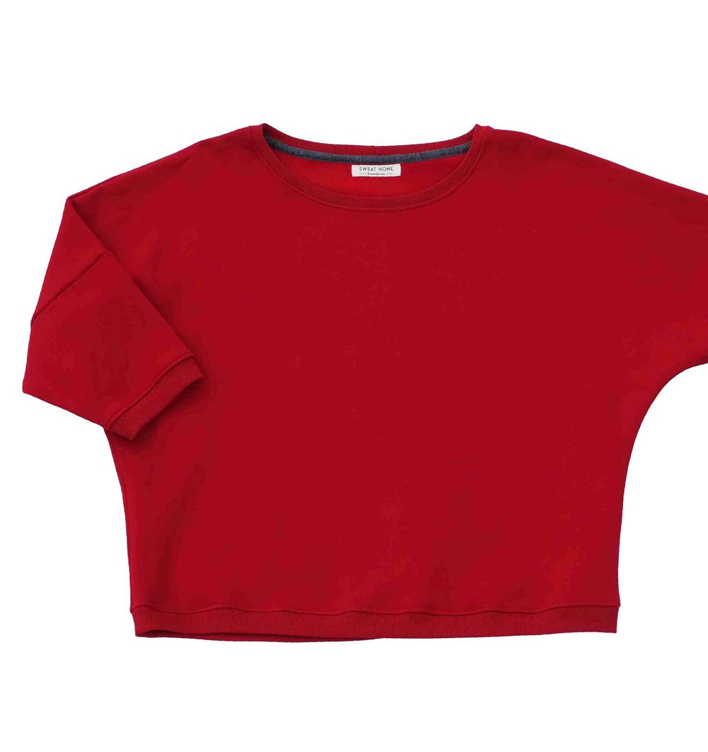 Le sweat loose femme Summer personnalisable (U, Rouge piment, Pas d&#39;étiquette de personnalisation) - Photo 1