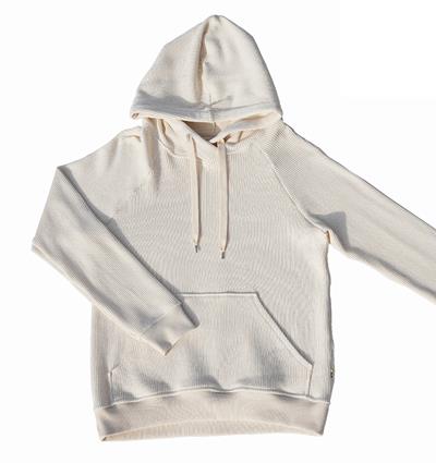 Le sweat capuche homme Knit personnalisable (S, Knit écru) - Photo 1