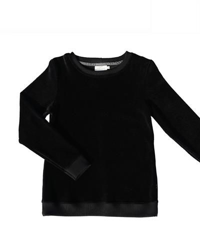 Le sweat col rond femme Velours noir personnalisable (36, Velours noir) - Photo 1