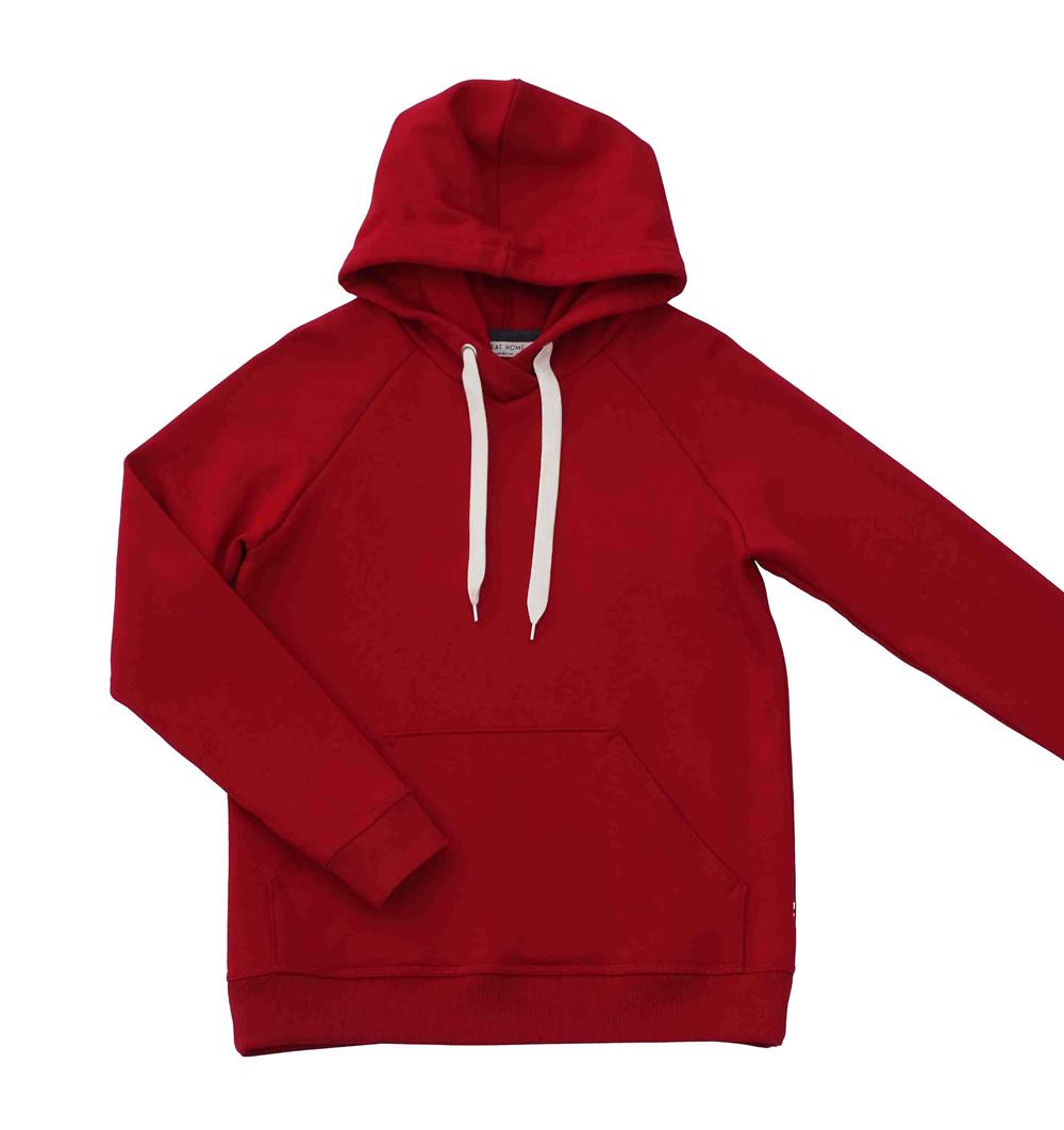 Le sweat capuche homme Summer personnalisable (S, Rouge piment, Pas d&#39;étiquette de personnalisation) - Photo 1