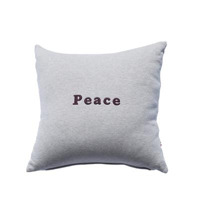 Le coussin en sweat carré personnalisable (45x45cm, Gris clair chiné) - Photo 1