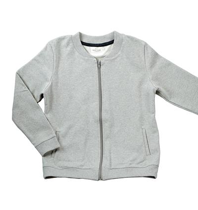 Le sweat zippé femme personnalisable (36, Gris clair chiné) - Photo 1