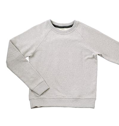 Le sweat col rond homme personnalisable (S, Gris clair chiné) - Photo 1