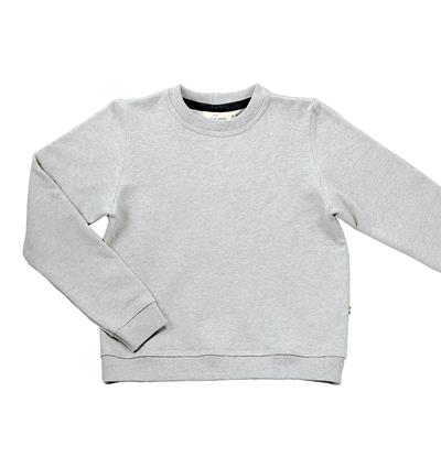 Le sweat col rond ado personnalisable (12A, Gris clair chiné) - Photo 1