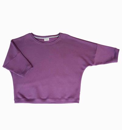Le sweat loose femme coloris Violet T.U - Photo 3