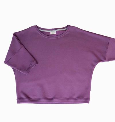 Le sweat loose femme coloris Violet T.U - Photo 2