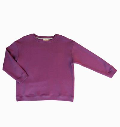 Sweat col rond Wide femme coloris Violet T.38 - Photo 3