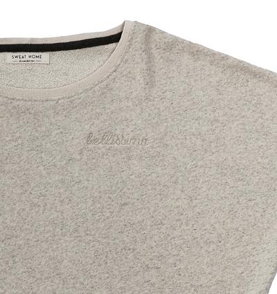 Le sweat loose femme coloris Chanvre écru Bellissima T.U - Photo 4