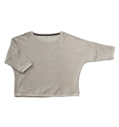 Le sweat loose femme coloris Chanvre écru Bellissima T.U - Photo 3