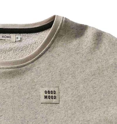 Le sweat Chill femme Chanvre écru &#39;Étiq. Good mood&#39; T. 36/38 - Photo 6