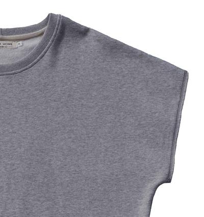Le sweat Chill femme Gris clair chiné T. 36/38 - Photo 6