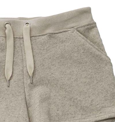 Short en sweat femme coloris Chanvre écru T.36 - Photo 6