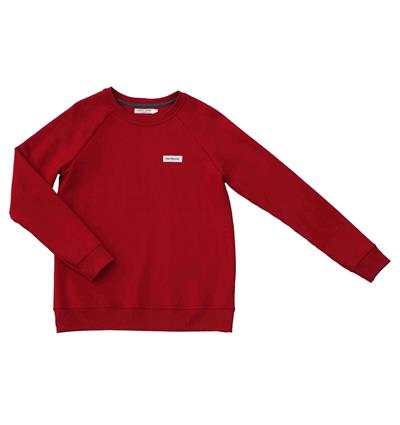 Sweat col rond homme coloris Rouge piment &#39;Étiq. I am what I am&#39; T.L - Photo 4