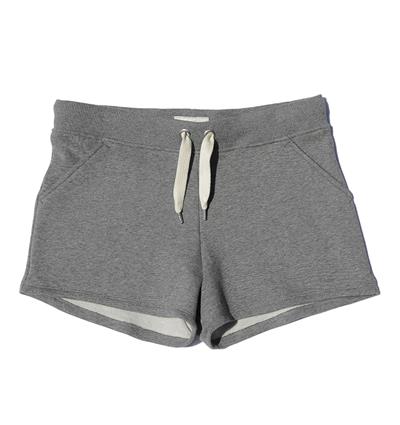 Short en sweat femme coloris Gris foncé chiné T.36 - Photo 4