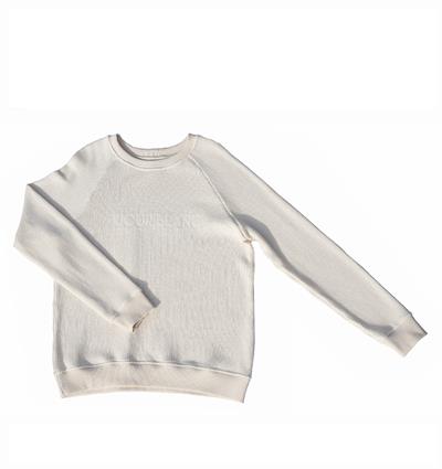 Sweat col rond homme coloris Knit Ecru Jour blanc - Photo 2
