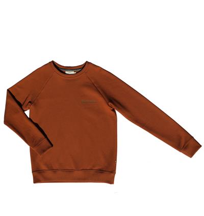 Sweat col rond homme coloris Rouille Génépi addict - Photo 2
