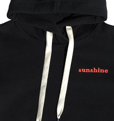 Robe en sweat capuche ado coloris Marine Sunshine T.16A - Photo 3