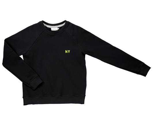 Sweat col rond homme coloris Noir NY - Photo 2