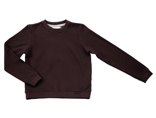 Sweat col rond ado coloris Bordeaux - Photo 2