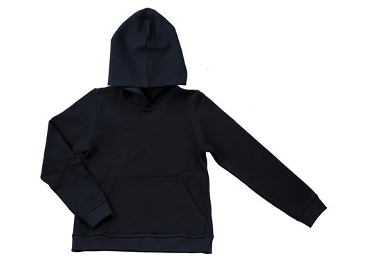 Sweat capuche ado coloris Marine - Photo 2