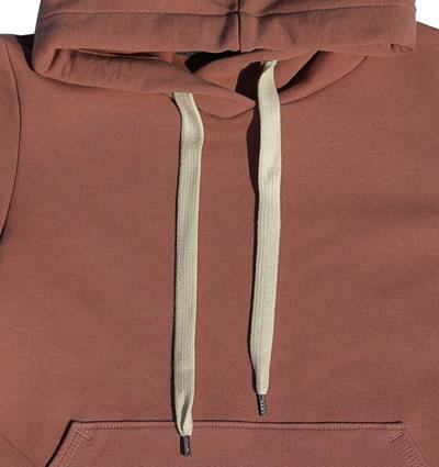 Robe en sweat capuche ado coloris Bois de rose - Photo 3