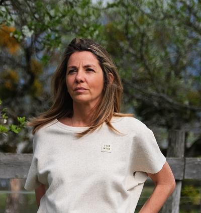 Le sweat Chill femme Chanvre écru &#39;Étiq. Good mood&#39; T. 36/38 - Photo 2