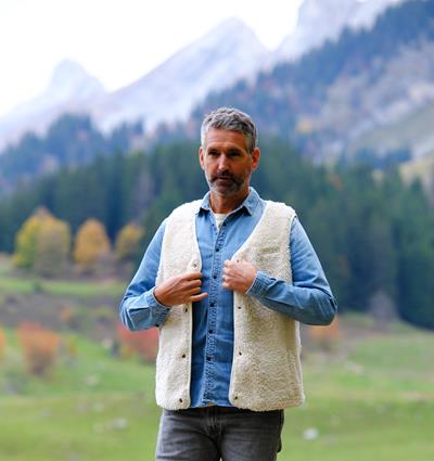 Le Gilet Sherpa Réversible Homme Winter lover - Photo 4