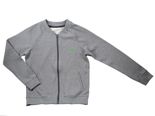 Sweat zipp&#233; homme coloris Gris fonc&#233; chin&#233; Friday T.L