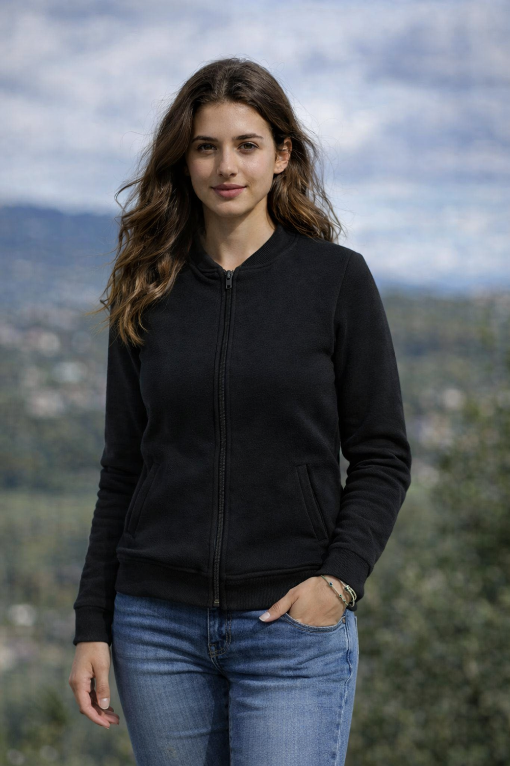 Le sweat zippé femme personnalisable