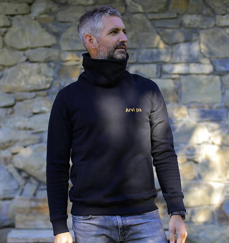 Le sweat col montant homme personnalisable