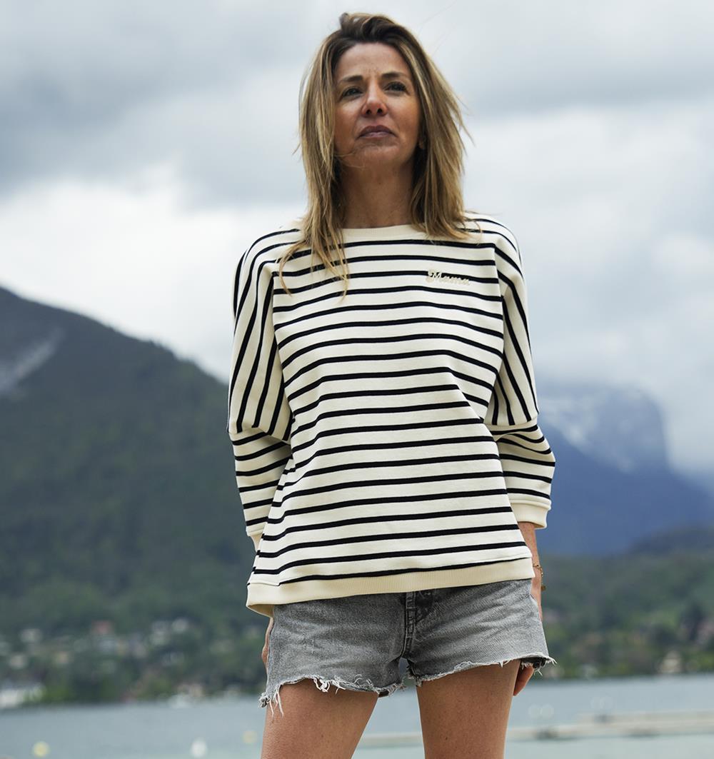 &#201;PUIS&#201; - Le sweat loose femme Marini&#232;re personnalisable