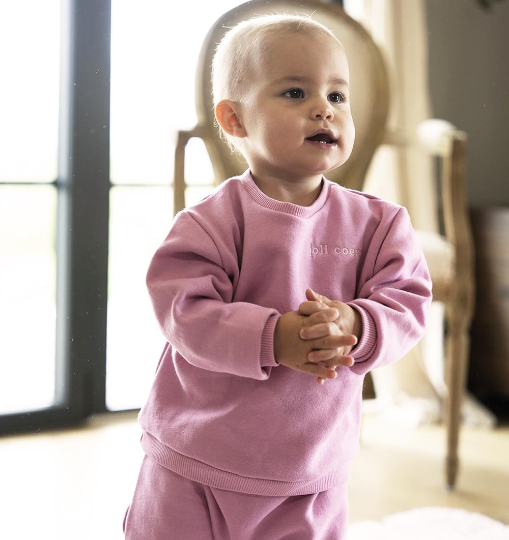 Le sweat col rond baby Spring personnalisable