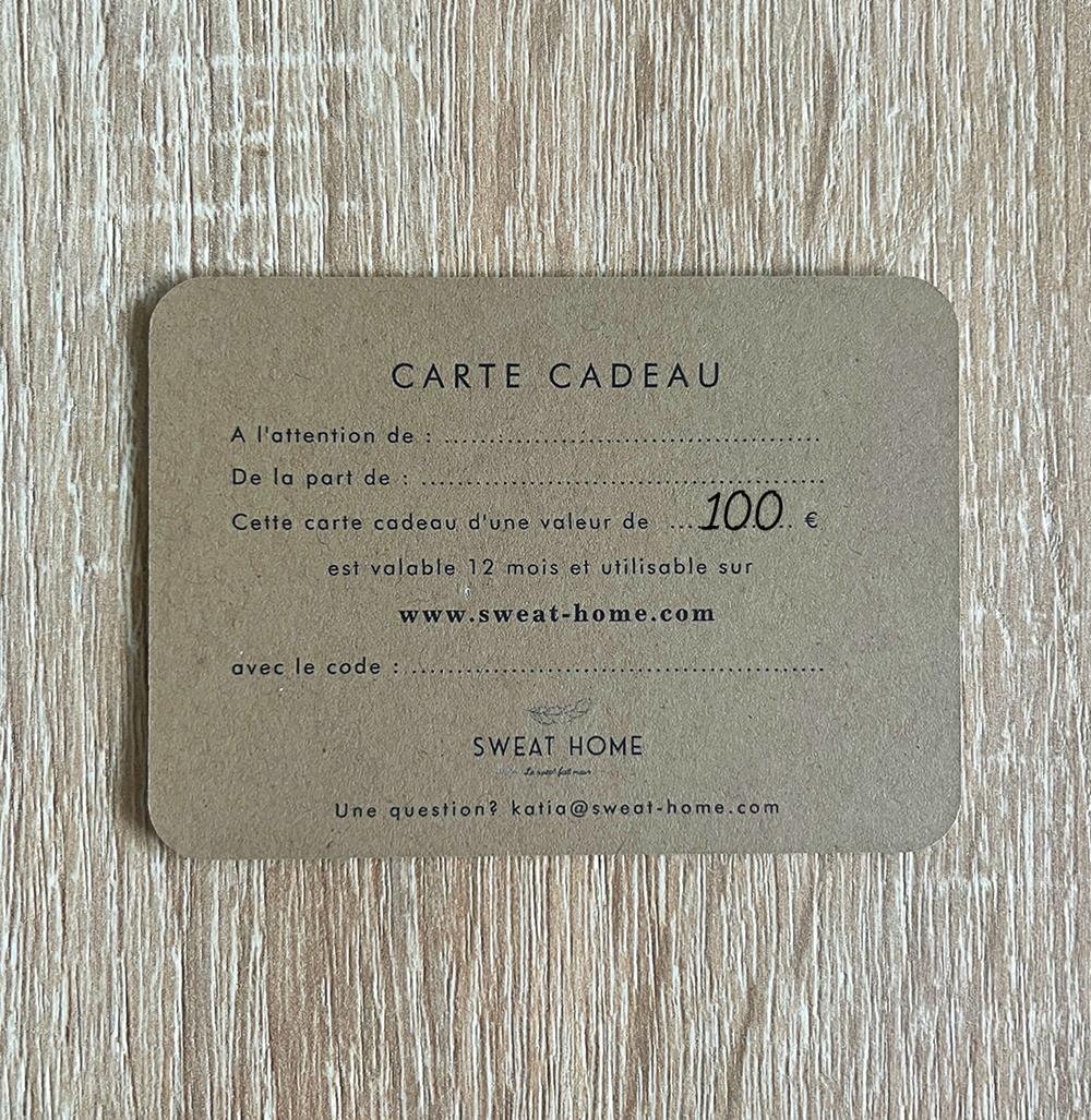 Carte cadeau de 100€