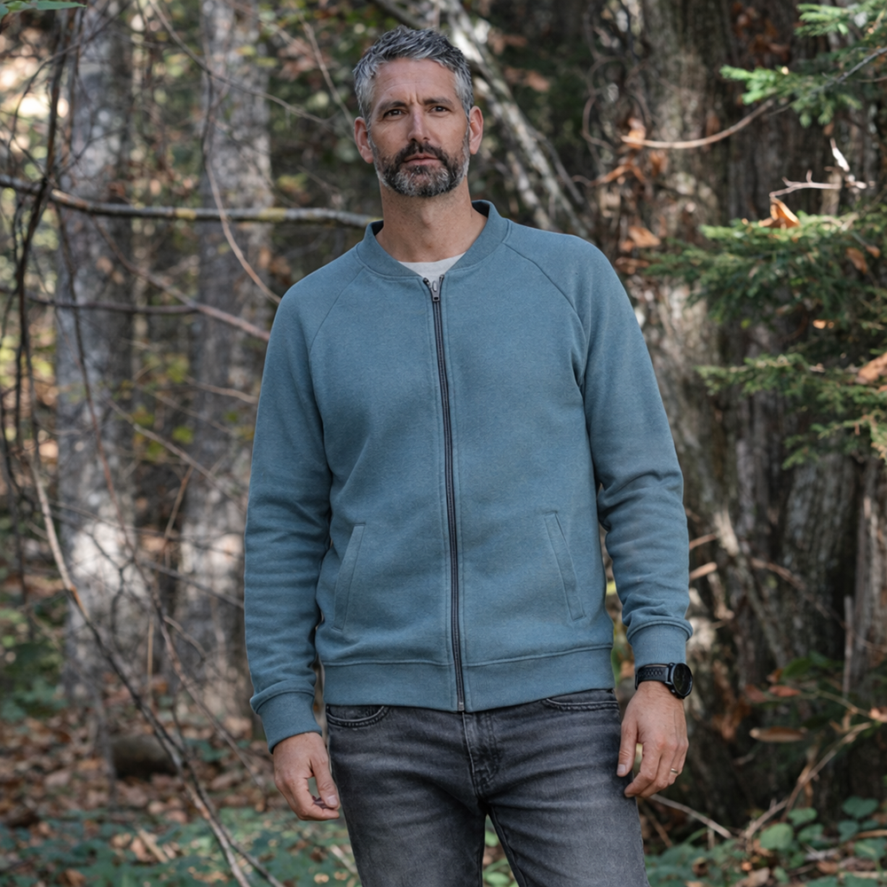 Le sweat zippé homme personnalisable