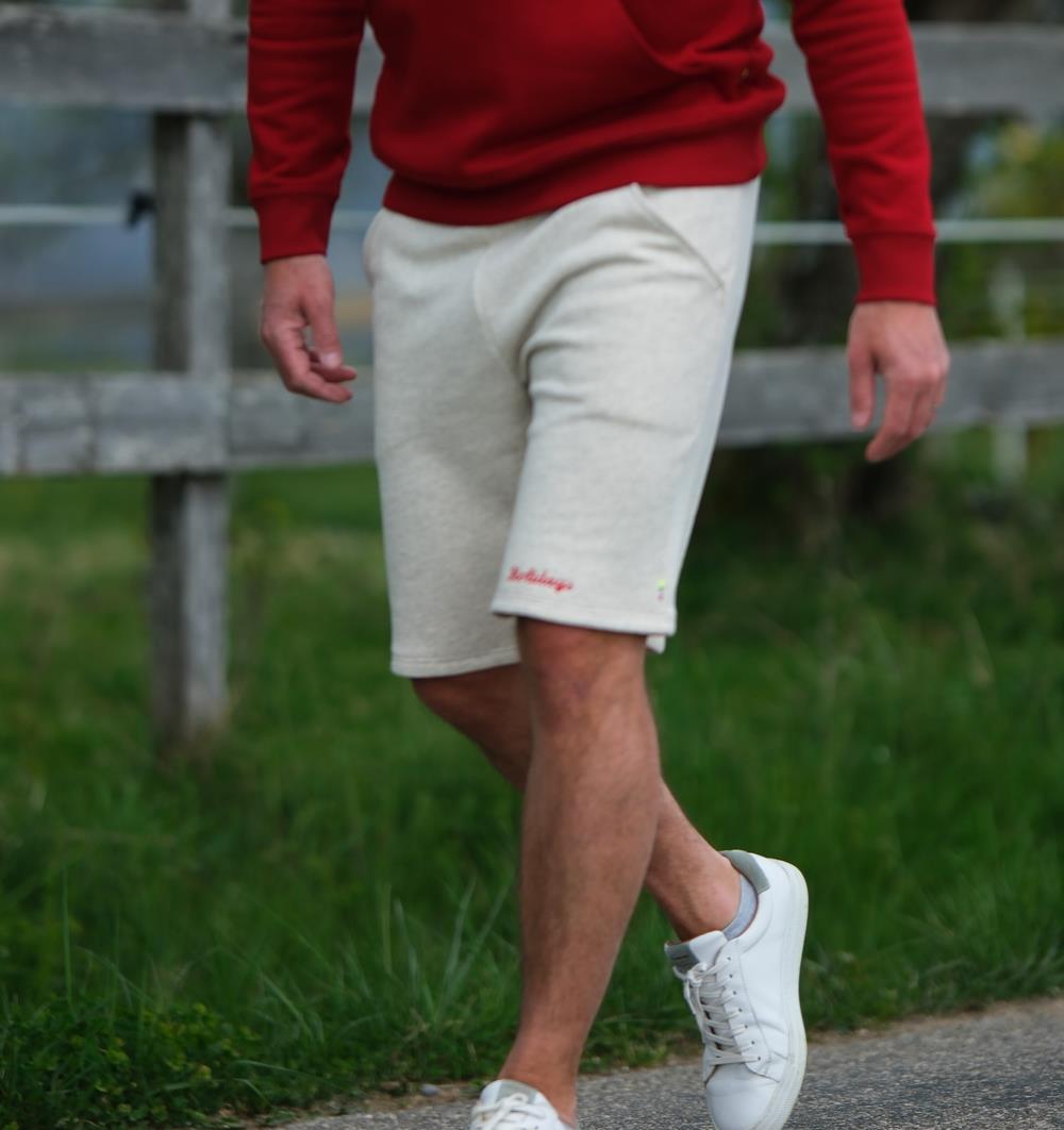 Bermuda en sweat homme Chanvre écru Holidays T.L - Photo 1